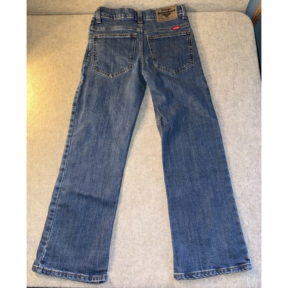 Wrangler Classic Fit Boys Size 10R Blue Jeans Boot Cut RN130273 - Picture 4 of 5